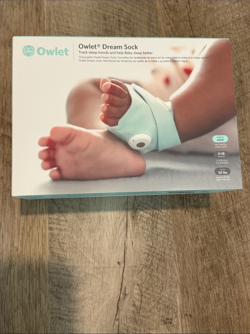Owlet Dream Sock Baby Sleep Monitor - Mint